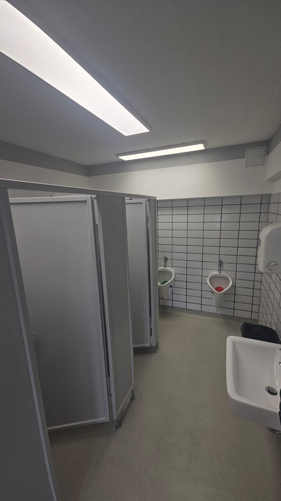 Sanitäranlagen am Campingplatz Wüllenheide
