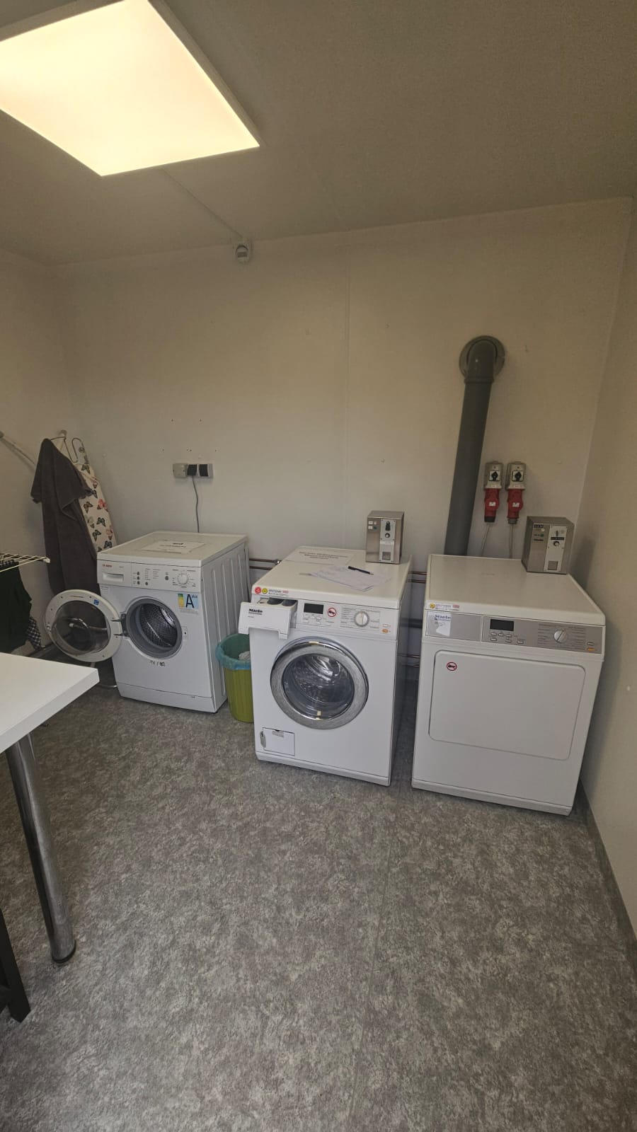 Sanitäranlagen am Campingplatz Wüllenheide